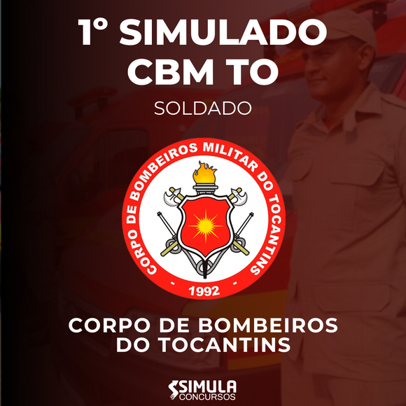 1º Simulado - Corpo de Bombeiros Militar do Tocantins - Soldado - CBM TO